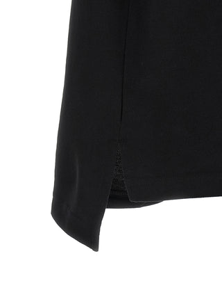 Black Cotton Polo Shirt
