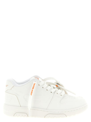 Orange Plastic Athletic Sneakers