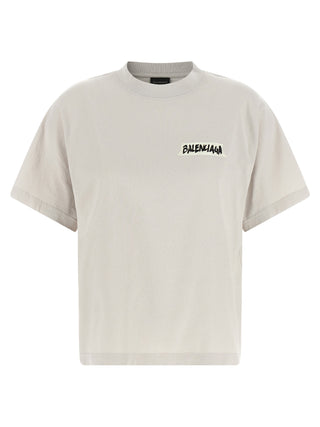Gray Cotton T-Shirt