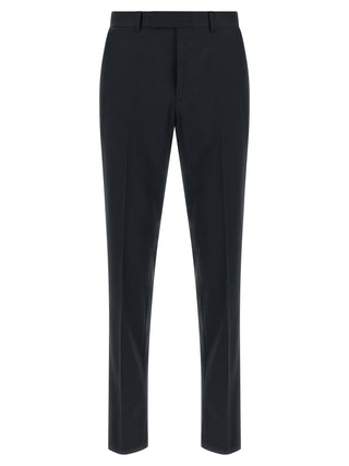 Blue Wool Two-Piece Suit