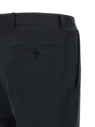 Blue Wool Two-Piece Suit