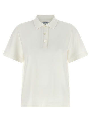 Polo de algodón blanco  