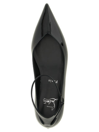 Black Calfskin Ballet Flats