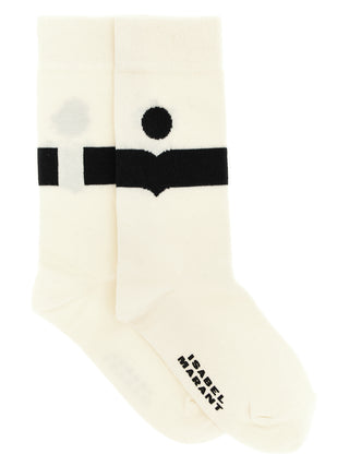 Beige Cotton Socks