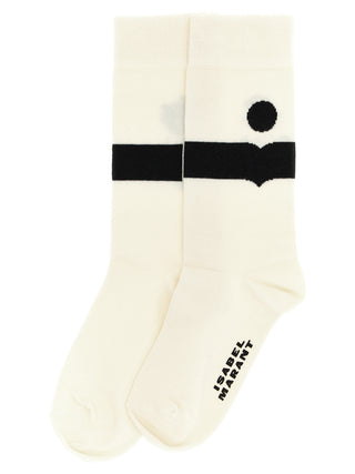 Beige Cotton Socks
