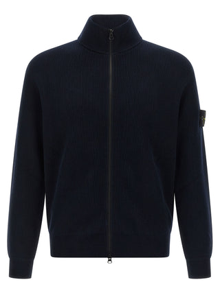 Blue Cotton Cardigan