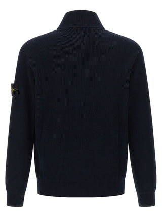 Blue Cotton Cardigan