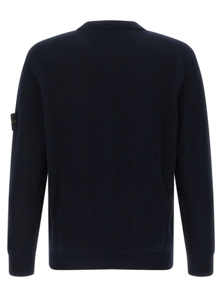 Blue Cotton Cardigan