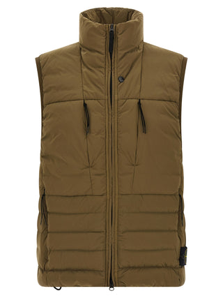 Bicolor Polyamide Sleeveless Jacket