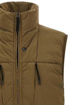 Bicolor Polyamide Sleeveless Jacket