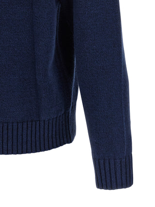 Blue Linen Cardigan