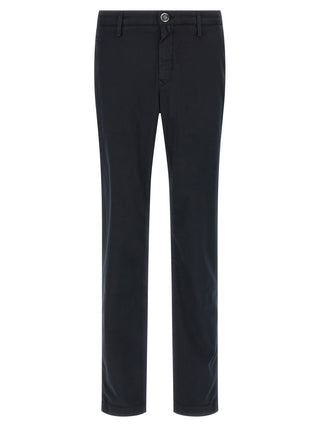 Blue Cotton Chino Pants