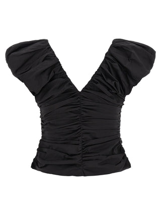 Camisa negra de algodón