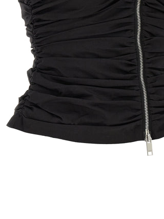 Camisa negra de algodón