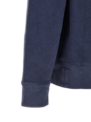 Sudadera azul de algodón