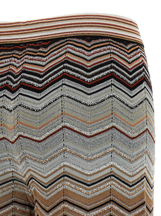 Multicolor Viscose Casual Pants