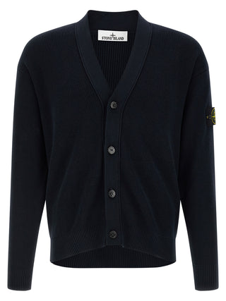 Blue Cotton Cardigan