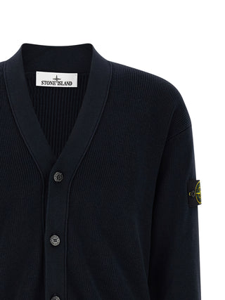Blue Cotton Cardigan