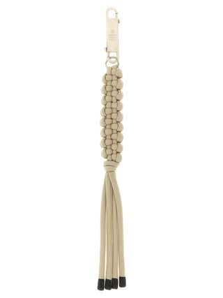 Gray Polyester Keychain