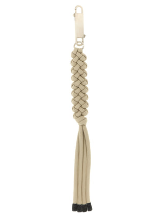 Gray Polyester Keychain