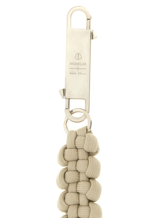 Gray Polyester Keychain