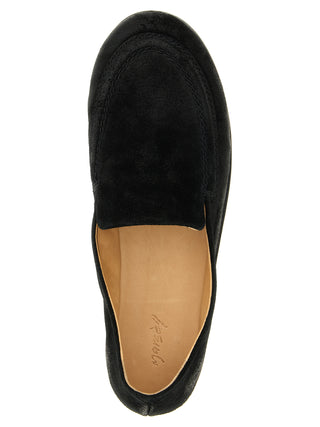 Black Calfskin Slip-On Loafers