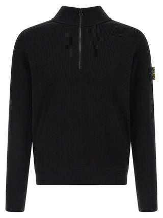 Black Cotton Cardigan