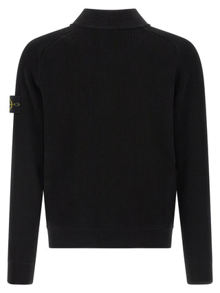 Black Cotton Cardigan