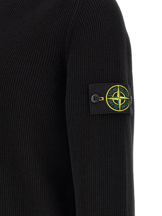 Black Cotton Cardigan