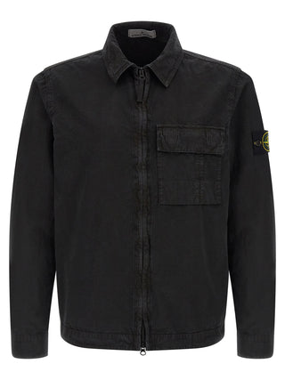 Blusa negra de algodón