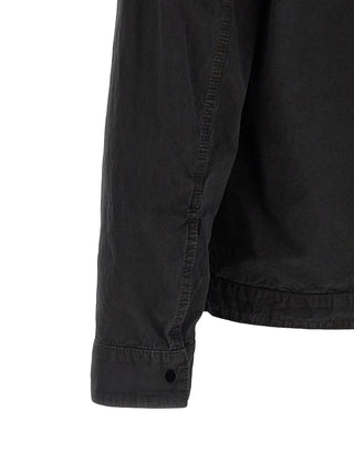 Blusa negra de algodón