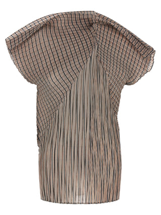 Brown Polyester Blouse