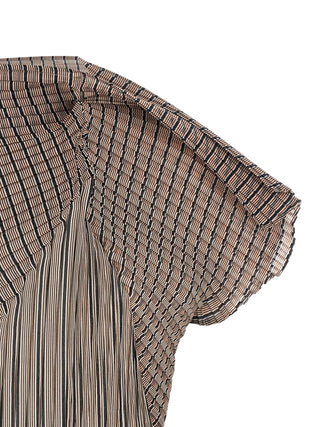 Brown Polyester Blouse