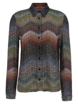 Multicolor Viscose Blouse