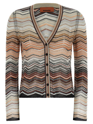 Brown Viscose Cardigan