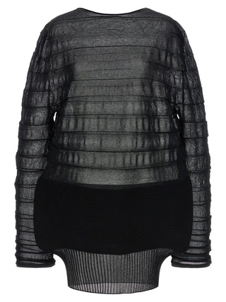 Sudadera negra de poliéster