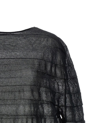Sudadera negra de poliéster