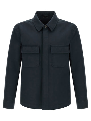 Blue Cotton Blouse