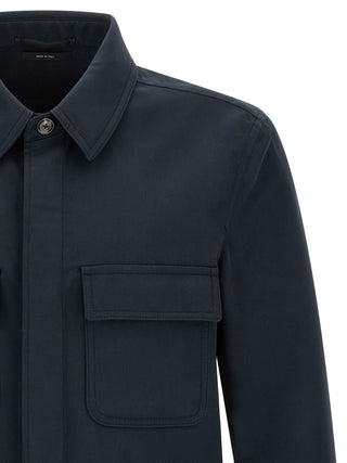 Blue Cotton Blouse