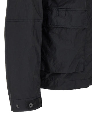 Blue Polyamide Shell Jacket
