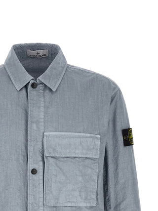Blue Polyamide Blouse