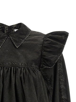 Blusa negra de algodón orgánico