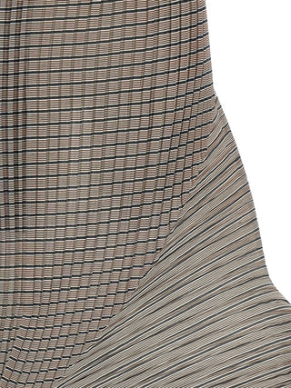 Brown Polyester Mini Skirt