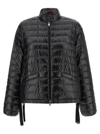 Black Polyamide Full-Length Jacket