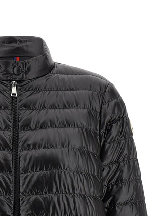 Black Polyamide Full-Length Jacket