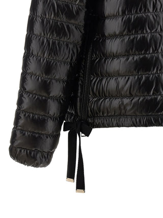 Black Polyamide Full-Length Jacket