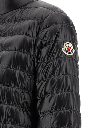 Black Polyamide Full-Length Jacket