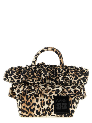 Brown Polyamide Handbag