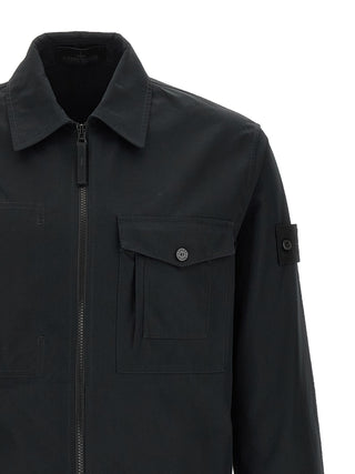 Blusa negra de algodón