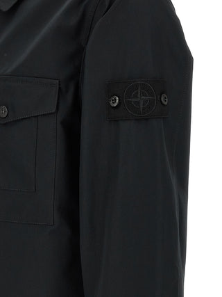 Blusa negra de algodón